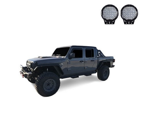 Black Horse Offroad AR2-09B-PL69B  Truck Bed Bar