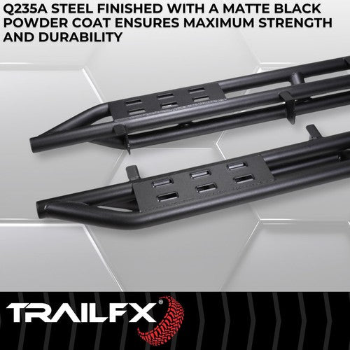 TrailFX BR012T TrailFX Rocker Guard Steps ROCKER PANEL PROTECTOR