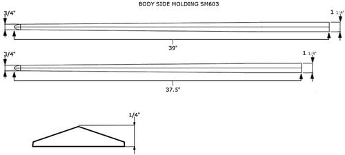 Coast To Coast CCISM603  SIDE MOLDING