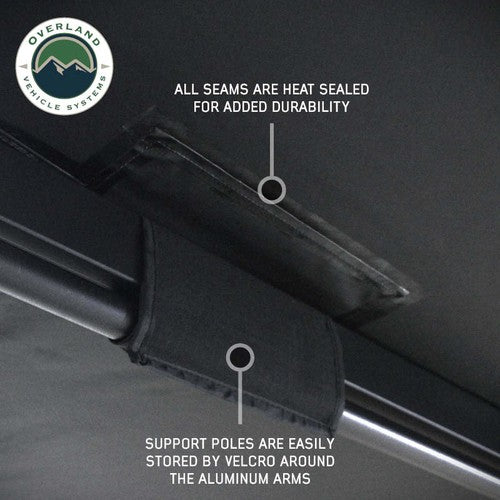 Overland Vehicle Systems 18179919 Awning Roof Rack Kit Component XD Nomadic