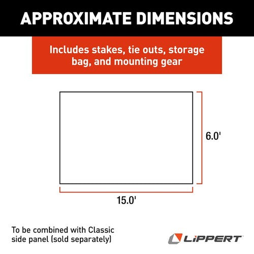 Lippert Components 3833980615 Solera Classic Shades AWNING-ACCESSORIES RV