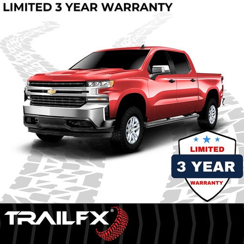 TrailFX A1529B TFX 4" Oval Tube Side Steps NERF BAR OVAL 4"
