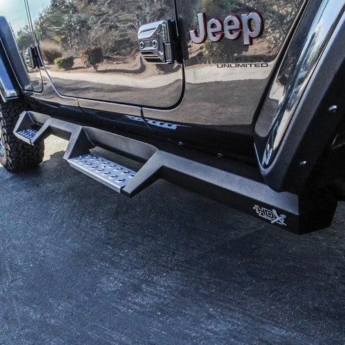 Westin Automotive 56-140652 Stainless Steel Square Black Powder Coated Nerf Bar