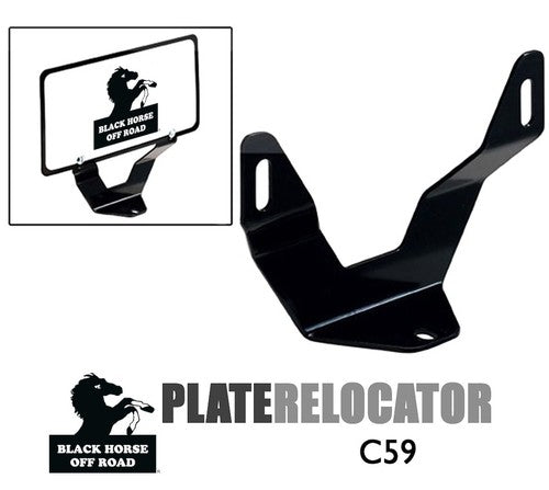 Black Horse Offroad C59  LICENSE PLATE BRACKET