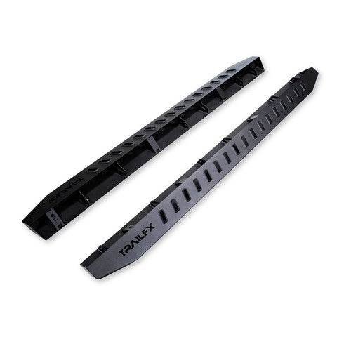 TrailFX ORB011 Running Board Tube Bolt On With Two Step Area Per Bar Set of 2