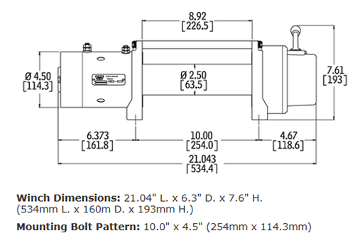 Warn 26502 M8000 Series WINCHES