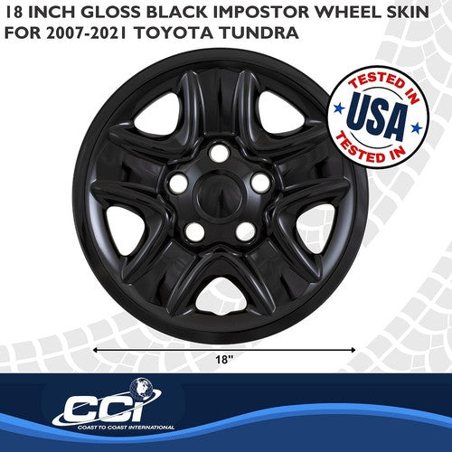 Coast To Coast IMP77BLKN IMPOSTOR  WHEEL COVER
