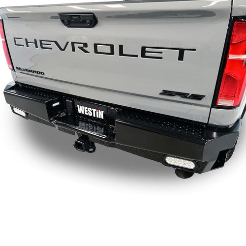 Westin Automotive 58-341185 Black Textured Powder Coated Steel Bumper