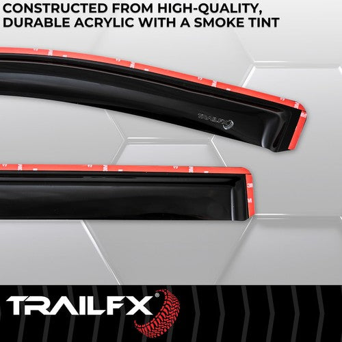 TrailFX 4805IC TFX 4-PC Window Vents RAINGUARDS