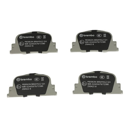 Brembo Rear Ceramic Brake Pads Fits 2005-2010 Scion tC 4 Piece Brakes P83063N