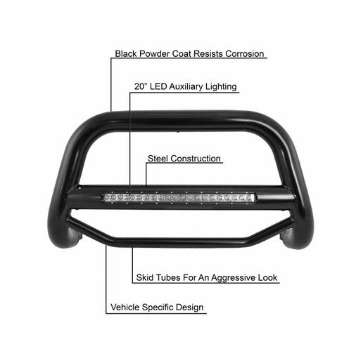 Black Horse Offroad MAB-JEB4001B Max Beacon BULL BAR