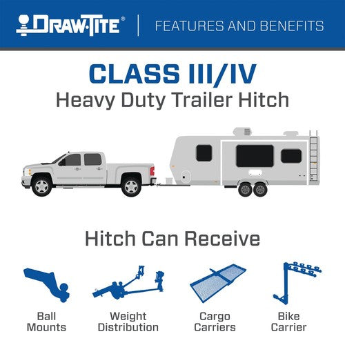 Draw-Tite 76209 Max-Frame HITCH CLASS I II & III