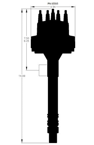 MSD Ignition 85505 Pro-Billet DISTRIBUTOR