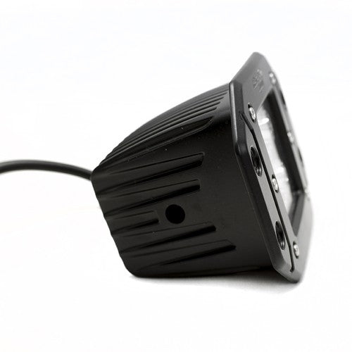 Race Sport Lighting RS-18W6LED-FM BLACK SHELL DAYTIME RUNNING LIGHTS