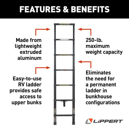 Lippert Components 2024044562  EXTERIOR LADDERS & CARRIERS RV