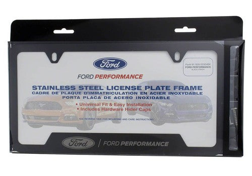 Ford Performance M-1828-SS304BK  LICENSE PLATE FRAME