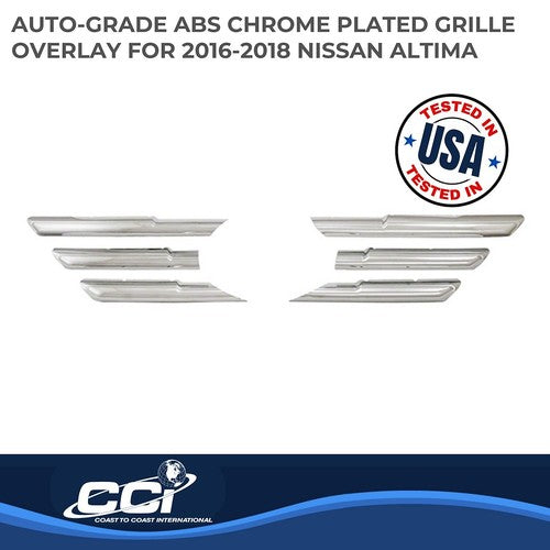 Coast To Coast IWCGI145 Grille Insert Overlay Horizontal Bar Style 6 Piece