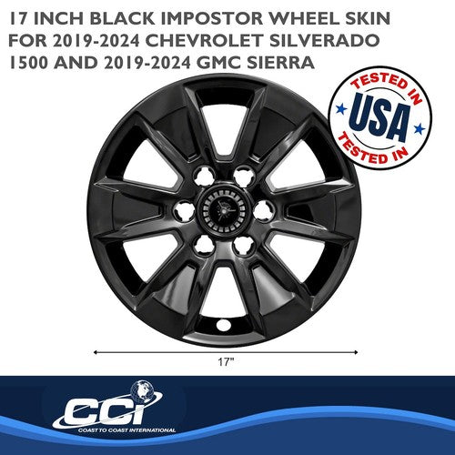 Coast To Coast IWCIMP436BLK IMPOSTOR  WHEEL COVER