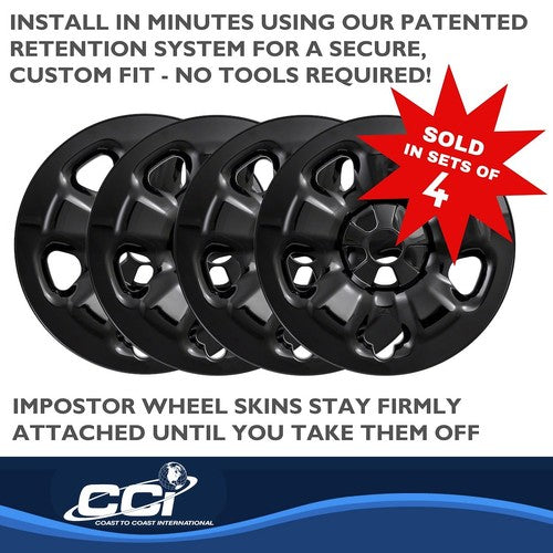Coast To Coast IWCIMP91BLK IMPOSTOR  WHEEL COVER