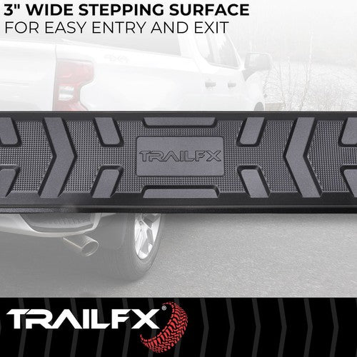 TrailFX AL4001B TrailFX A4 Series NERF BAR OVAL 4 1/2"