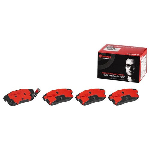 Brembo Rear Ceramic Brake Pad Fits 2002-2006 Nissan Sentra 4 Pc Brakes P49035N