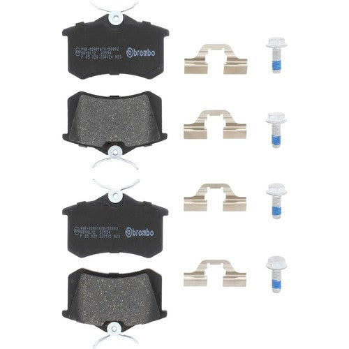 Brembo Rear Low Metallic Brake Pads Fits 2000-2006 Audi TT 4 Pc Brakes P85020