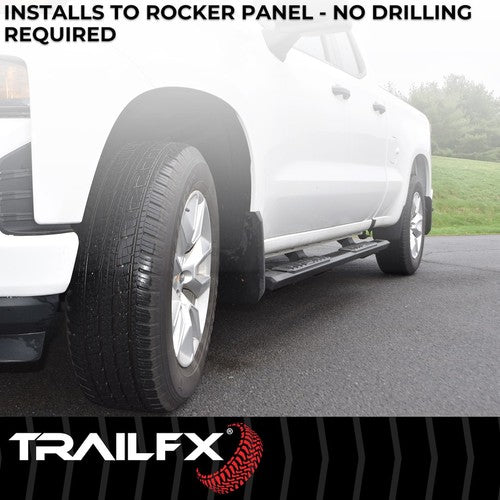 TrailFX AL4010B TrailFX A4 Series NERF BAR OVAL 4 1/2"