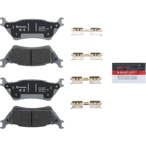Brembo Rear Ceramic Brake Pads Fits 2012-2020 Ford F-150 Brake 4 Pc Set P24168N