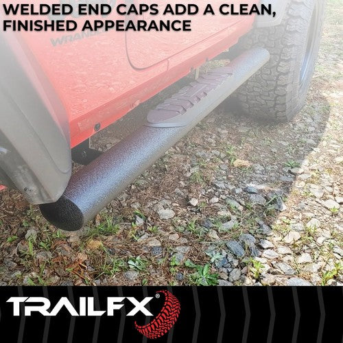 TrailFX A1555T TFX 4" Oval Tube Side Steps NERF BAR OVAL 4"