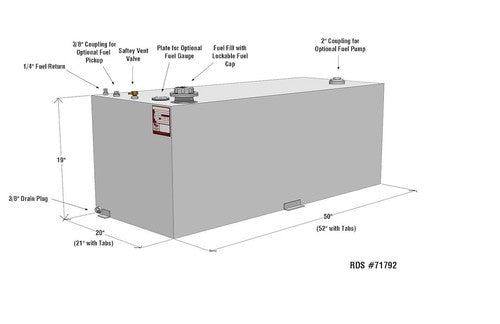 RDS Tanks 71792  LIQUID TRANSFER TANK