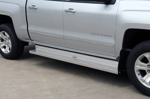Dee Zee DZ1034 Silver Powder Coated Running Board