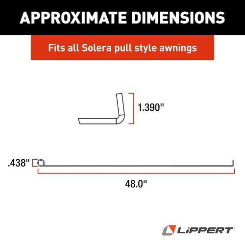 Lippert Components 344391 Solera AWNING-ACCESSORIES RV
