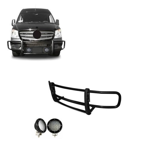 Black Horse Offroad 17D501MA-PLFB SPARTAN GRILL GUARD