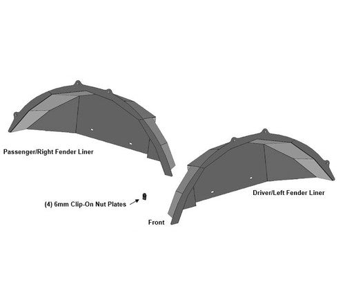 Black Horse Offroad INFG20 Fender Liner FENDER FLARES
