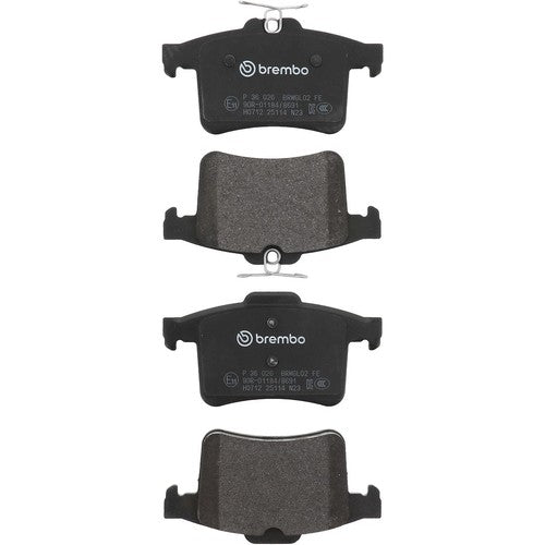 Brembo Rear Low Metallic Brake Pads Fits 2010-2015 Jaguar XF 4 Pc Brakes P36026