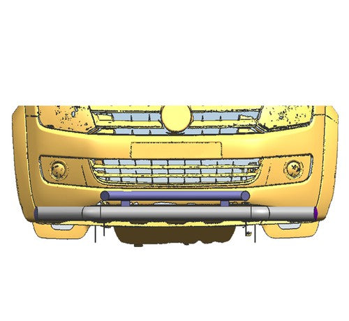 Black Horse Offroad FD-NI21B  BUMPER GUARD