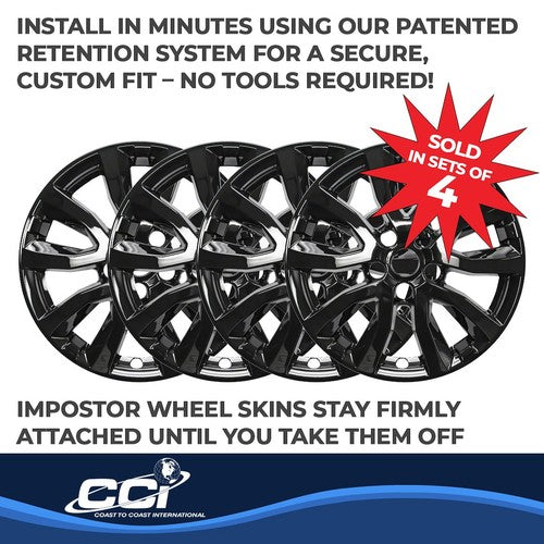 Coast To Coast IWCIMP433BLK IMPOSTOR  WHEEL COVER