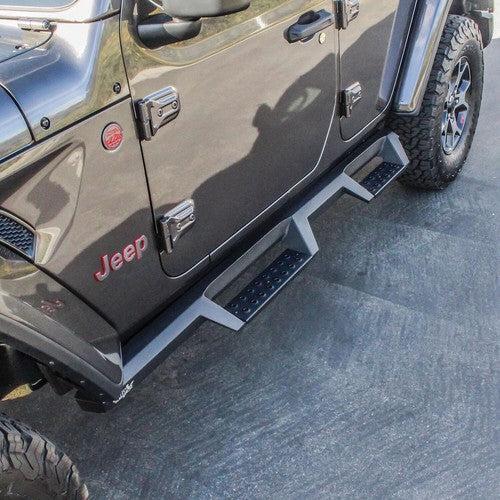 Westin Automotive 56-14065 Steel Square Black Powder Coated Nerf Bar