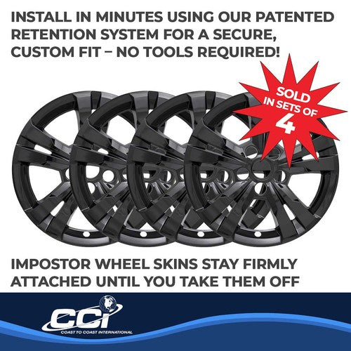 Coast To Coast IWCIMP360BLK IMPOSTOR  WHEEL COVER