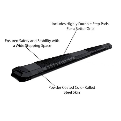 Black Horse Offroad RN-TO22-85-BK Cutlass RUNNING BOARDS