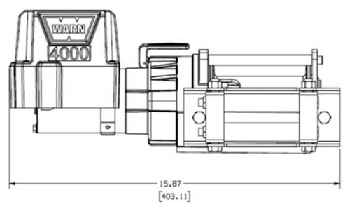 Warn 94000 4000 DC Series WINCHES