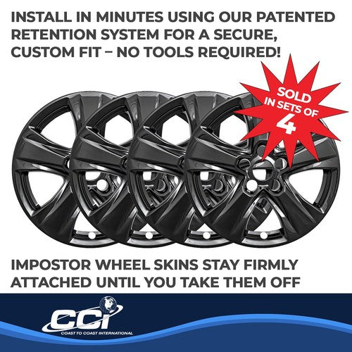 Coast To Coast IWCIMP434BLK IMPOSTOR  WHEEL COVER