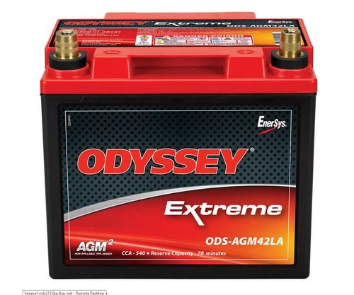 Odyssey Battery ODS-AGM42LA Extreme Series BATTERY AUTO AGM PRIMARY