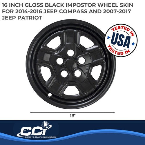 Coast To Coast IWCIMP78BLK IMPOSTOR  WHEEL COVER