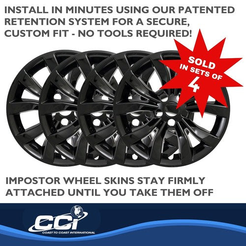 Coast To Coast IWCIMP381BLK IMPOSTOR  WHEEL COVER