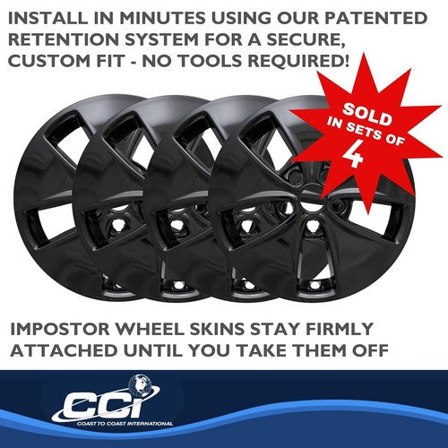 Coast To Coast IWCIMP400BLK IMPOSTOR  WHEEL COVER