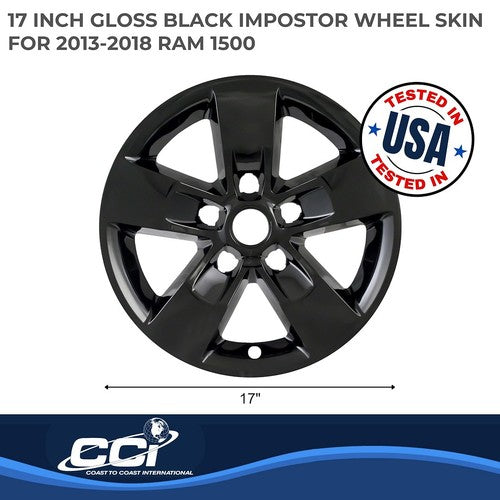 Coast To Coast IWCIMP345BLKN IMPOSTOR  WHEEL COVER