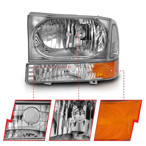 ANZO USA 111458  HEADLIGHT ASSEMBLY