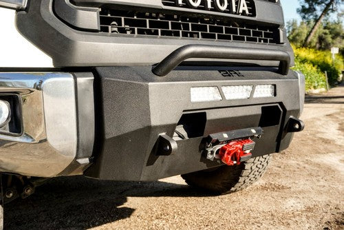 Body Armor TN-19339 Bumper One Piece Design With Grill Guard Hardware Included