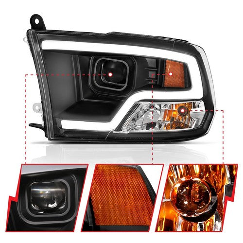 ANZO USA 111404  HEADLIGHT ASSEMBLY